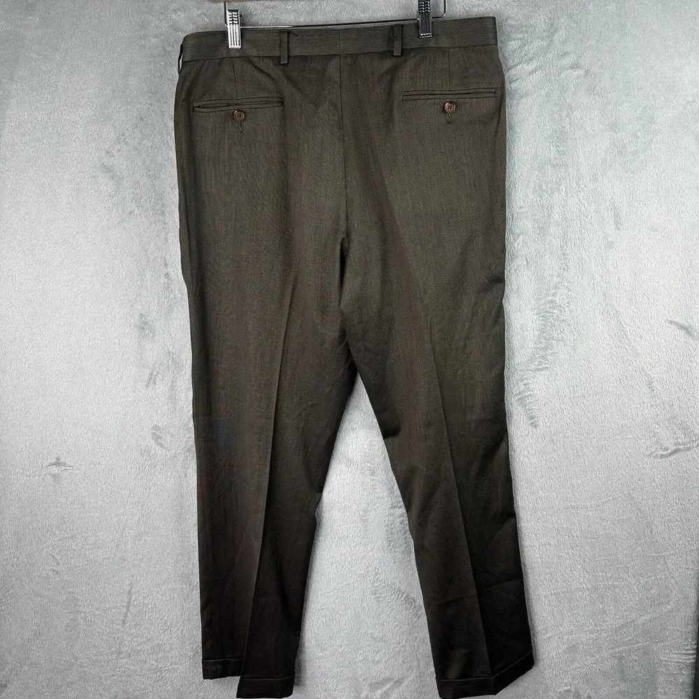 Ralph Ralph Lauren‎ dress pants men 34x32 (35x29) Brown Career Trousers